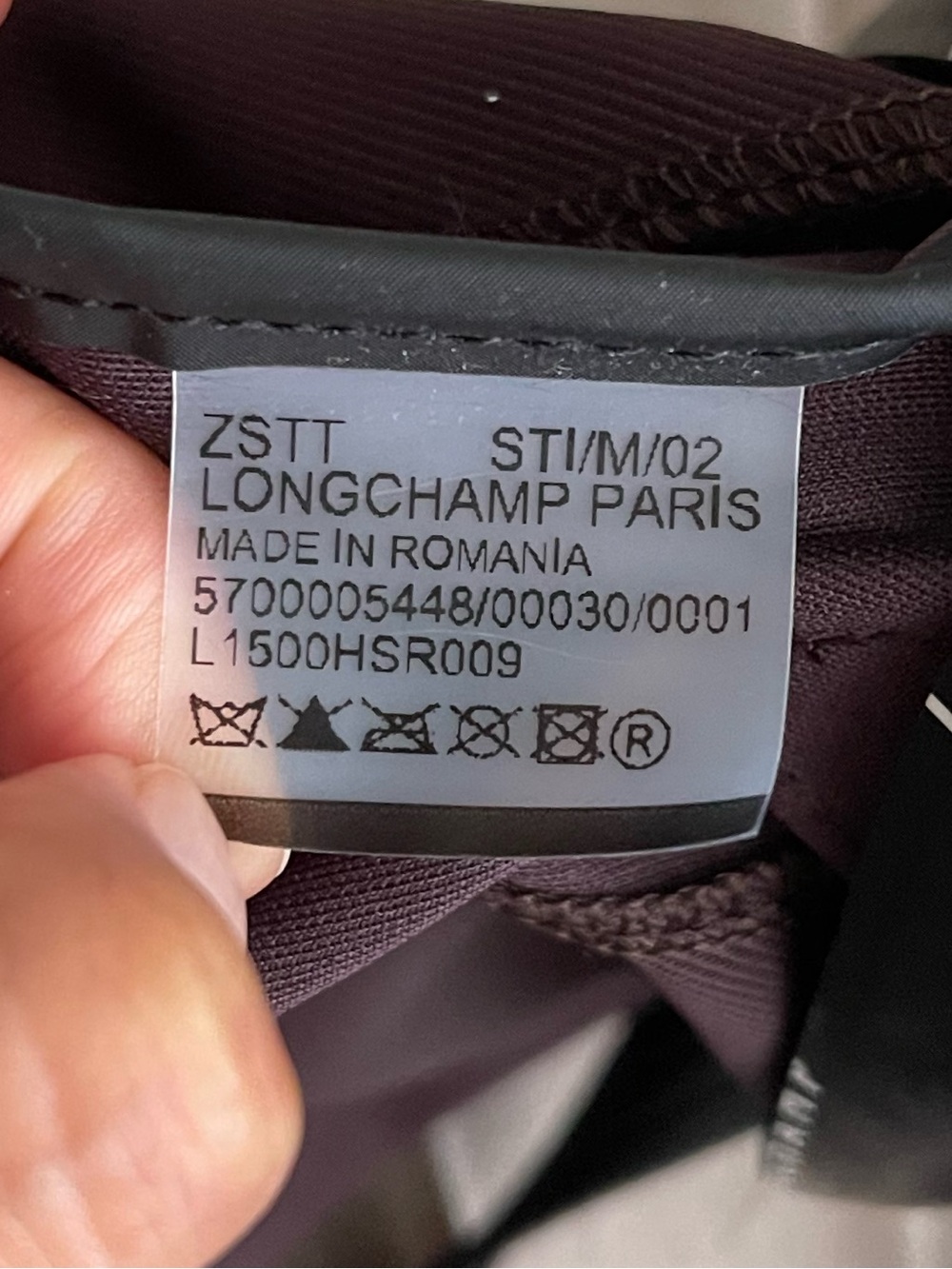 LONGCHAMP Burgundy Le Pliage XS Crossbody Mini Tote - Picture 17 of 17